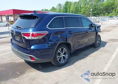 2016 Toyota Highlander Xle V6 from USA, damaged, VIN 5TDKKRFH1GS174865
